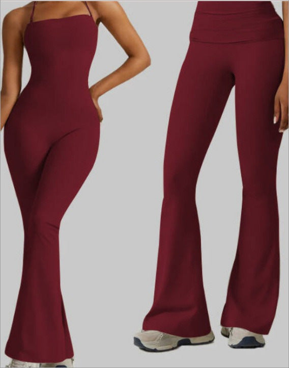 Flared Yoga Jumpsuit