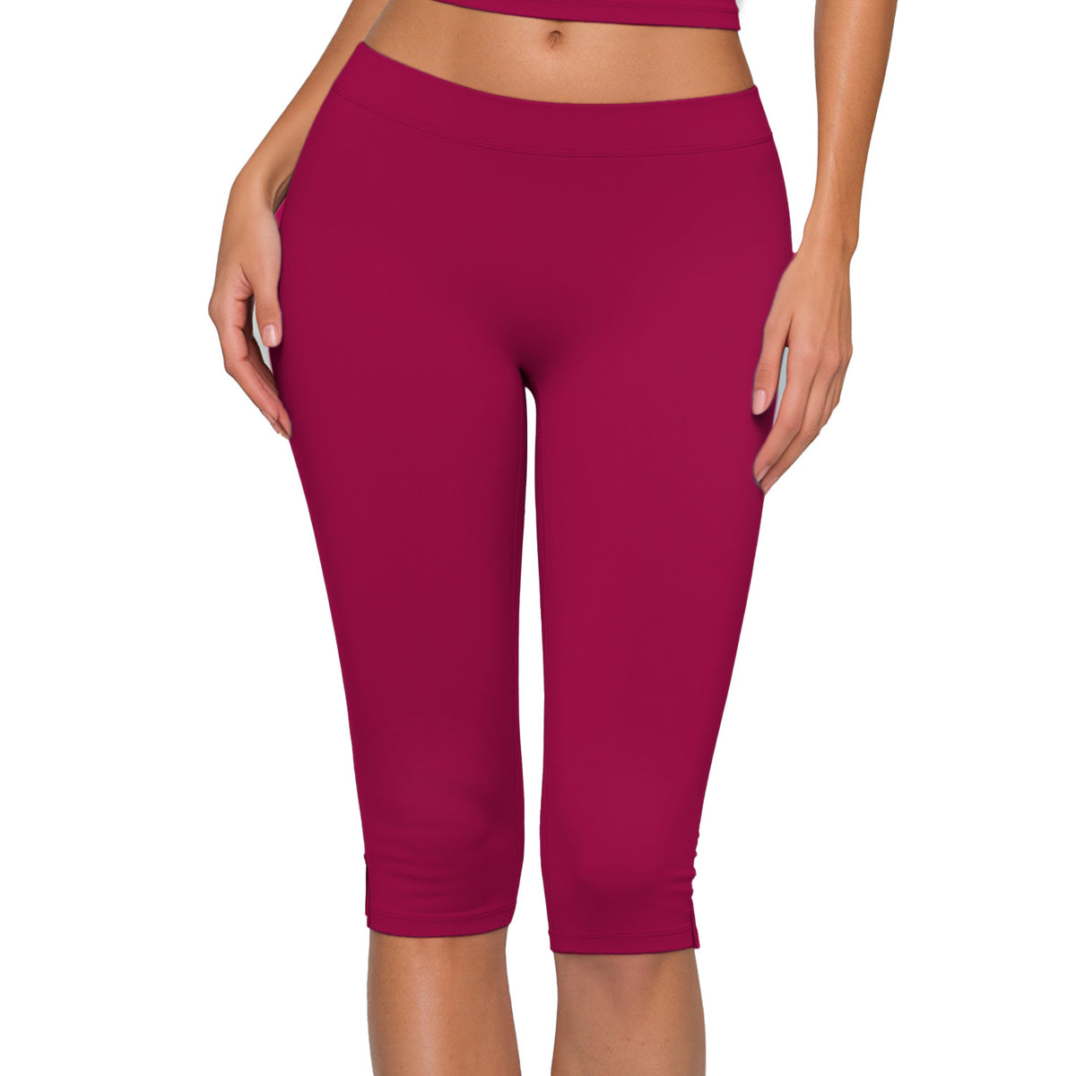 High-Waist Capri Leggings