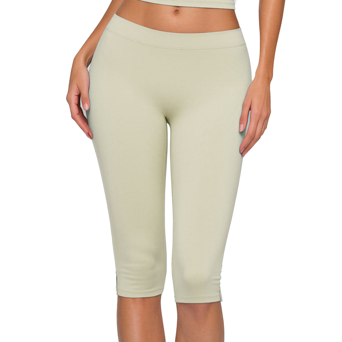 High-Waist Capri Leggings