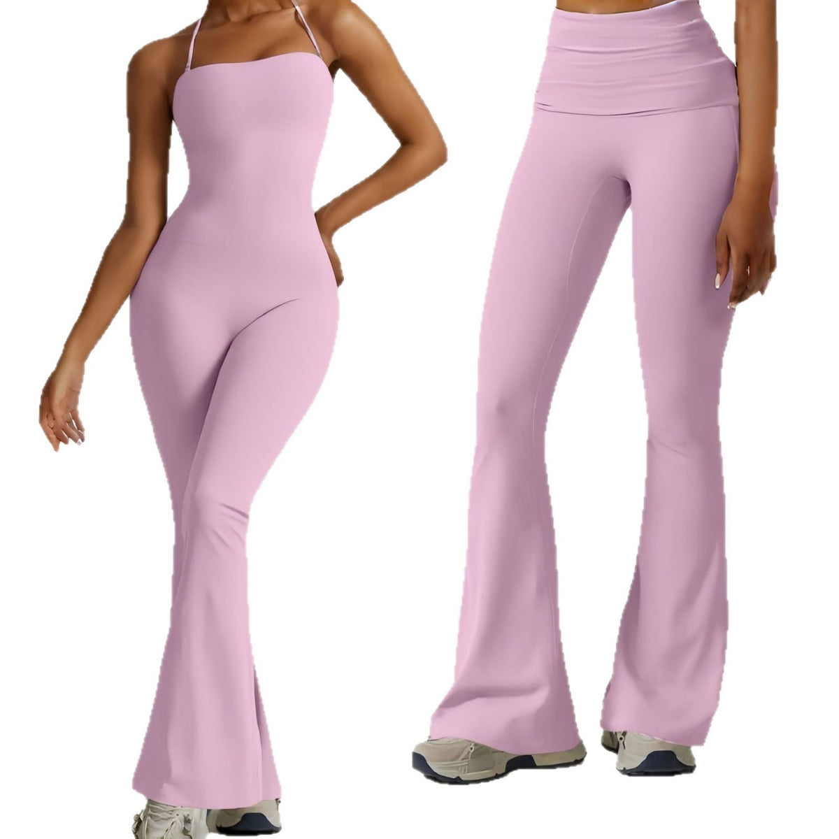 Flared Yoga Jumpsuit