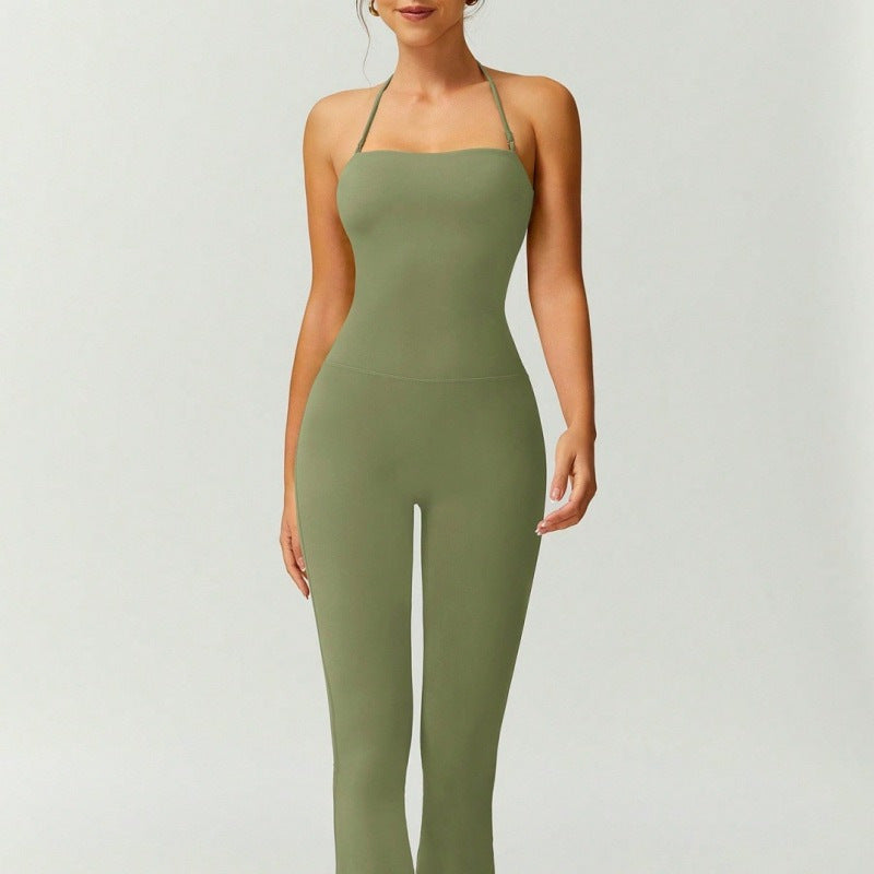 Flared Yoga Jumpsuit