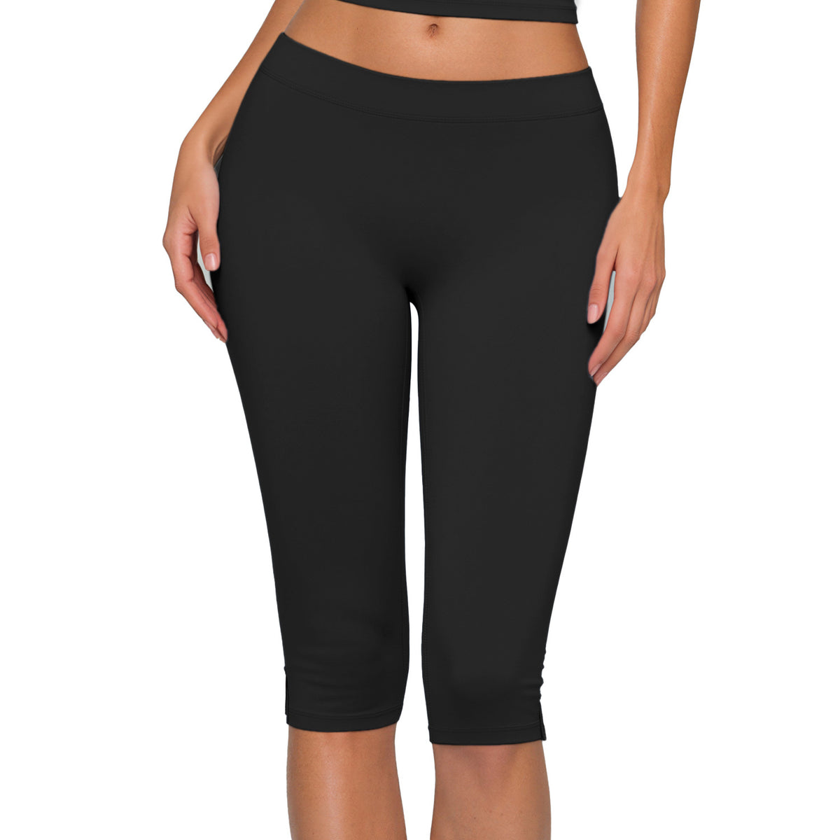 High-Waist Capri Leggings